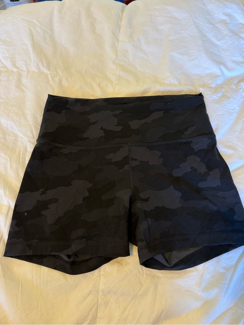 lululemon athletica Black Camo High-Rise Bike Shorts